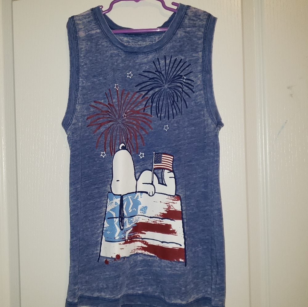 Snoopy 4th of July Tank